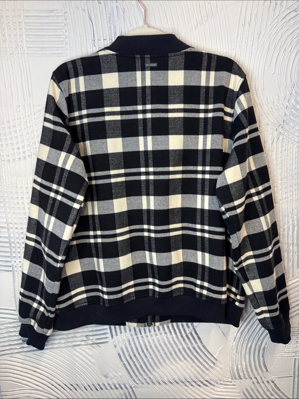 Columbia Black and White Plaid Jacket - Picture 5 of 7